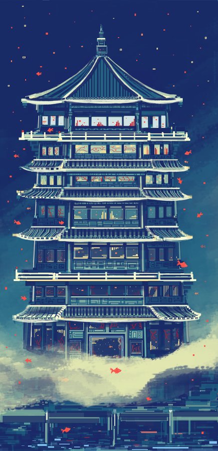 Grand Koi Hotel by Sylvia Ritter