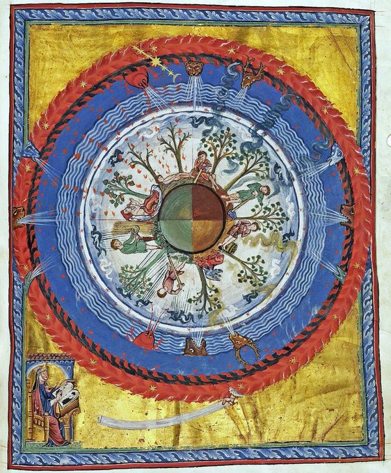 'Cultivating the cosmic tree' by Hildegard of Bingen (1098-1179) 