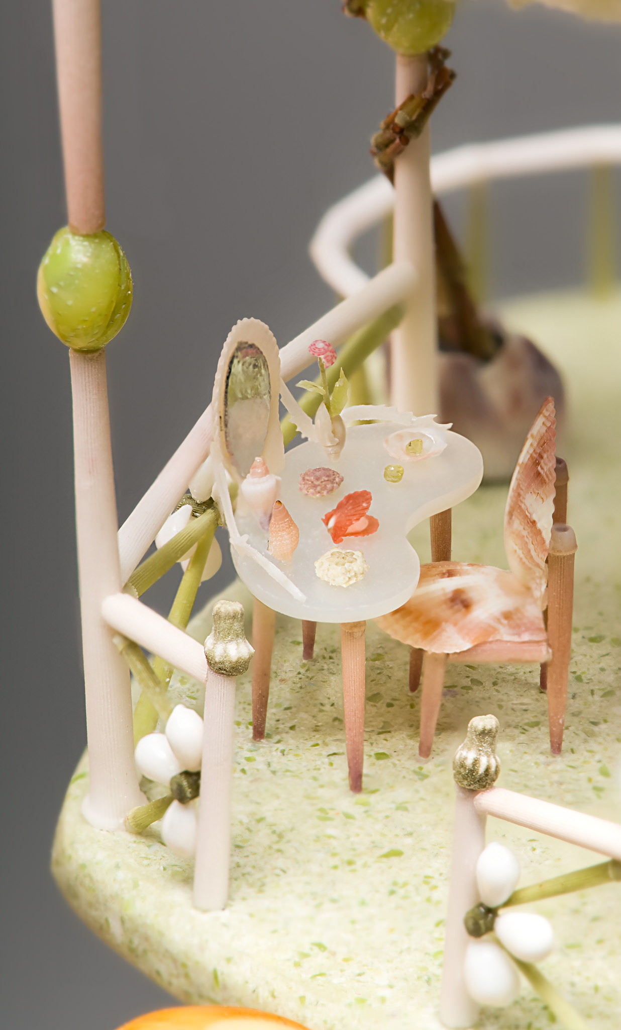 A boudoir where a mermaid can prepare for a night out