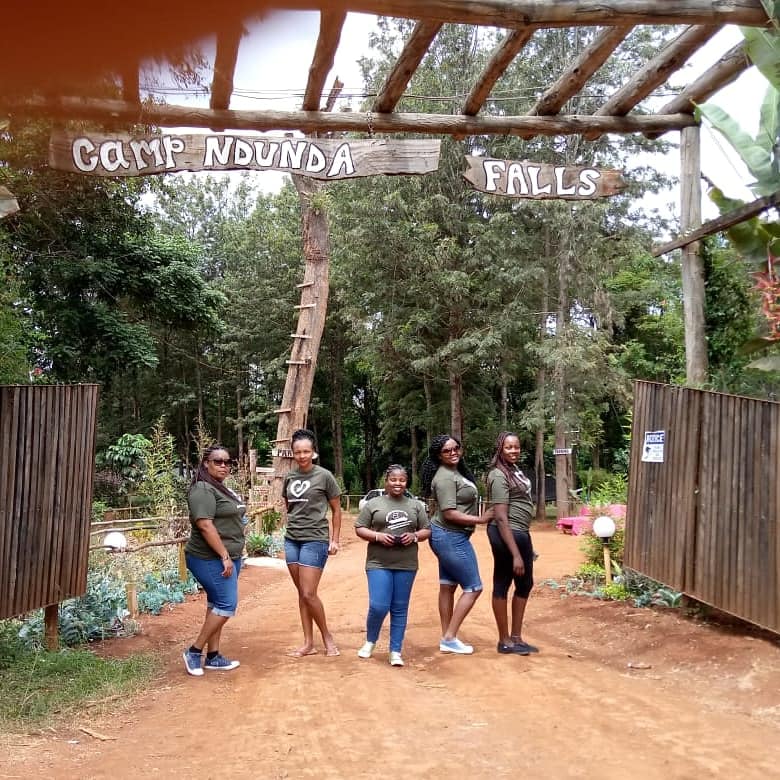 Me camping with friends