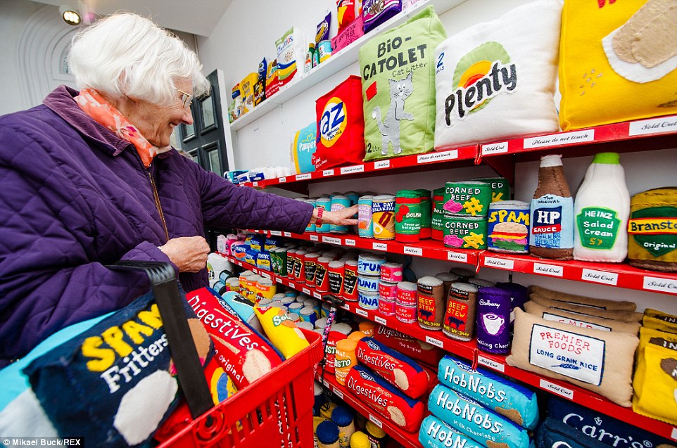 Lucy Sparrow's Fantastical Felt Mountain of Consumable Goods