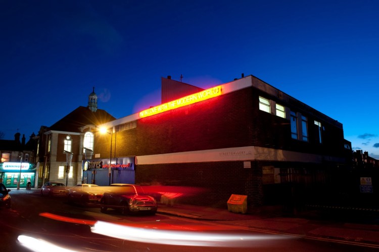 Walthamstow neon art sculpture