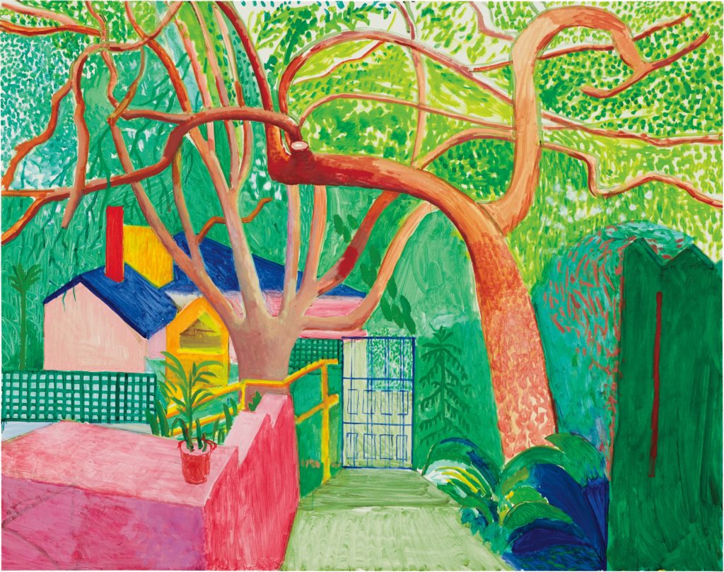 I love David Hockney’s very careful accurate drawing style and quality of line
