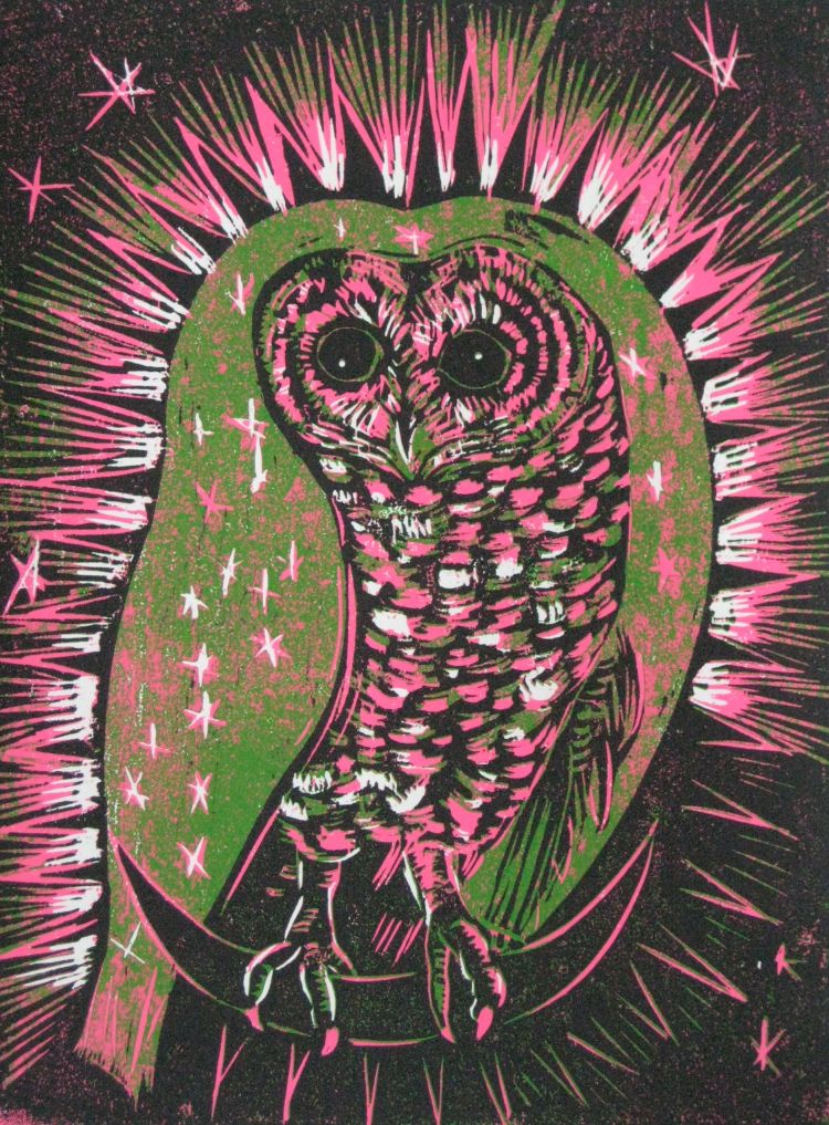 Owl Lady of Guadalupe’ by Maria Strutz