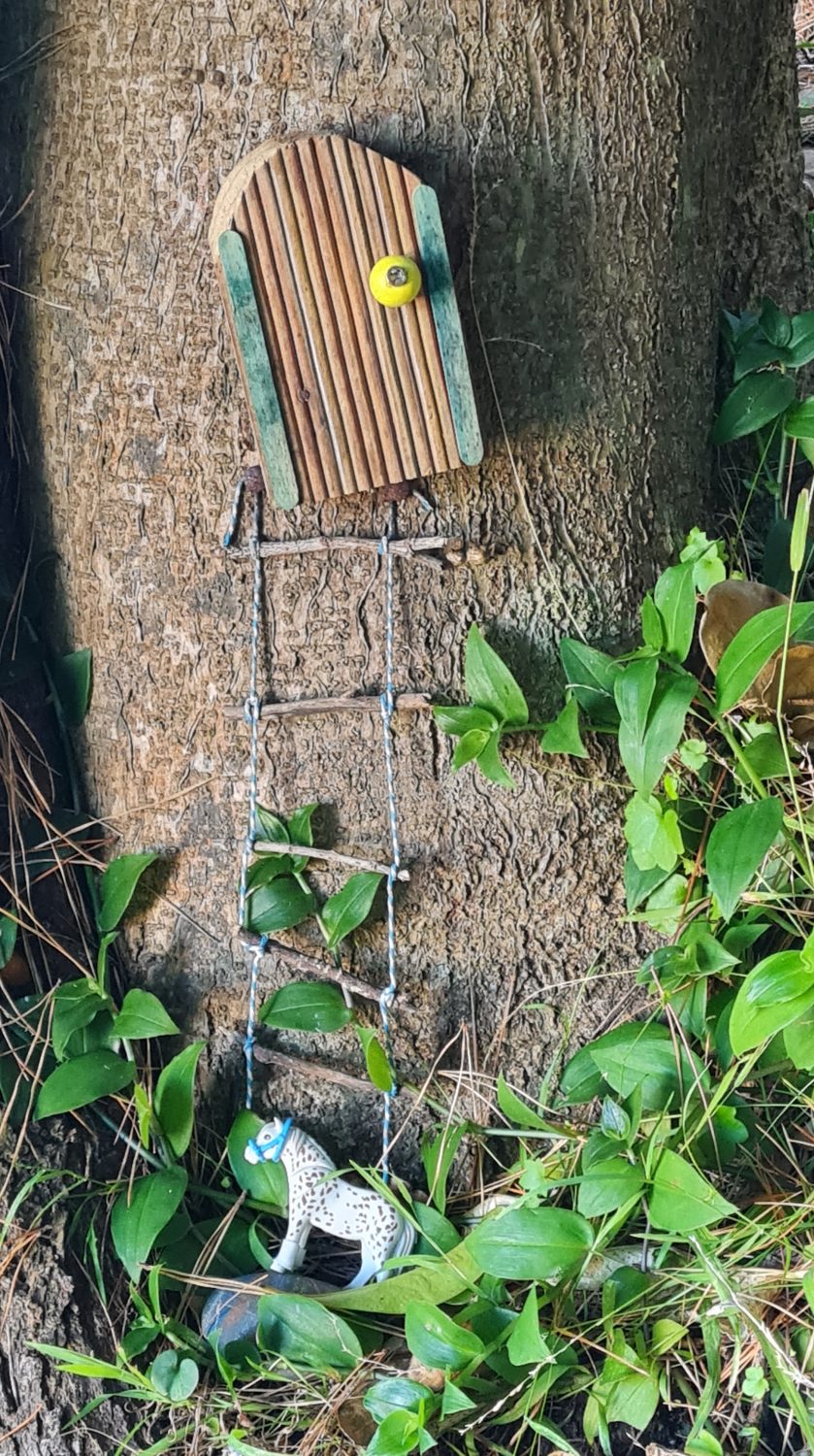 Fairy houses, City to Sea Walkway, Wellington, copyright Content Catnip 2021