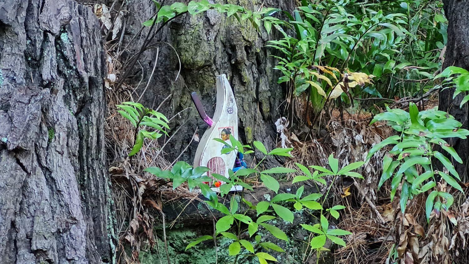 Fairy houses, City to Sea Walkway, Wellington, copyright Content Catnip 2021