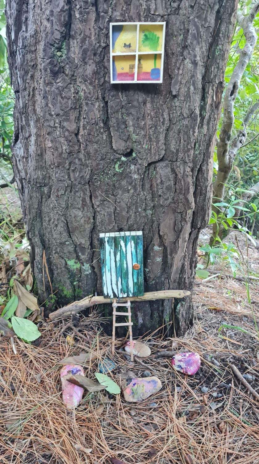 Fairy houses, City to Sea Walkway, Wellington, copyright Content Catnip 2021