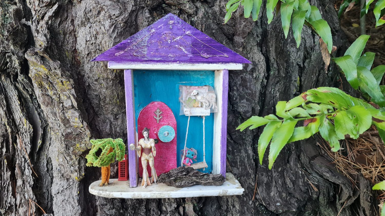 Fairy houses, City to Sea Walkway, Wellington, copyright Content Catnip 2021