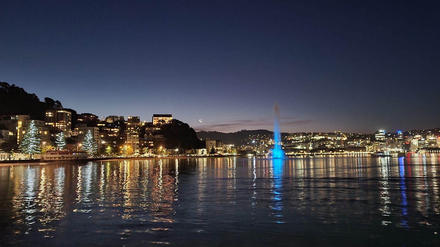 Wellington at night copyright Content Catnip 2021