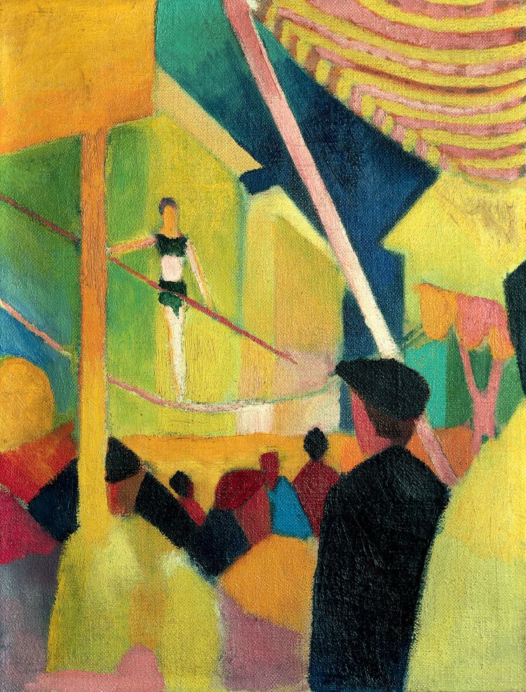 August Macke; Seiltänzerin/ Tightrope Walker, 1913