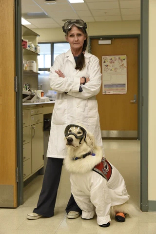 sampson-is-allowed-into-the-lab-so-long-as-he-wears-full-ppe