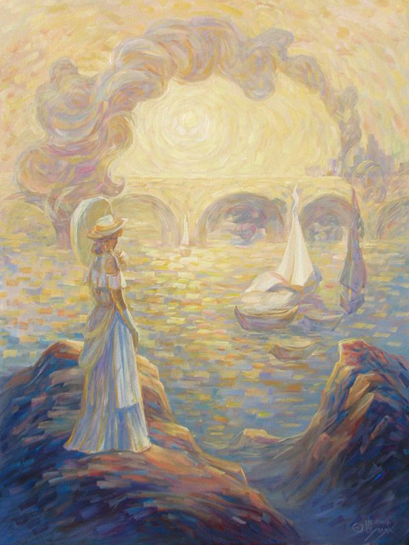 Oleg Shupliak's swirling surrealism and optical illusion art