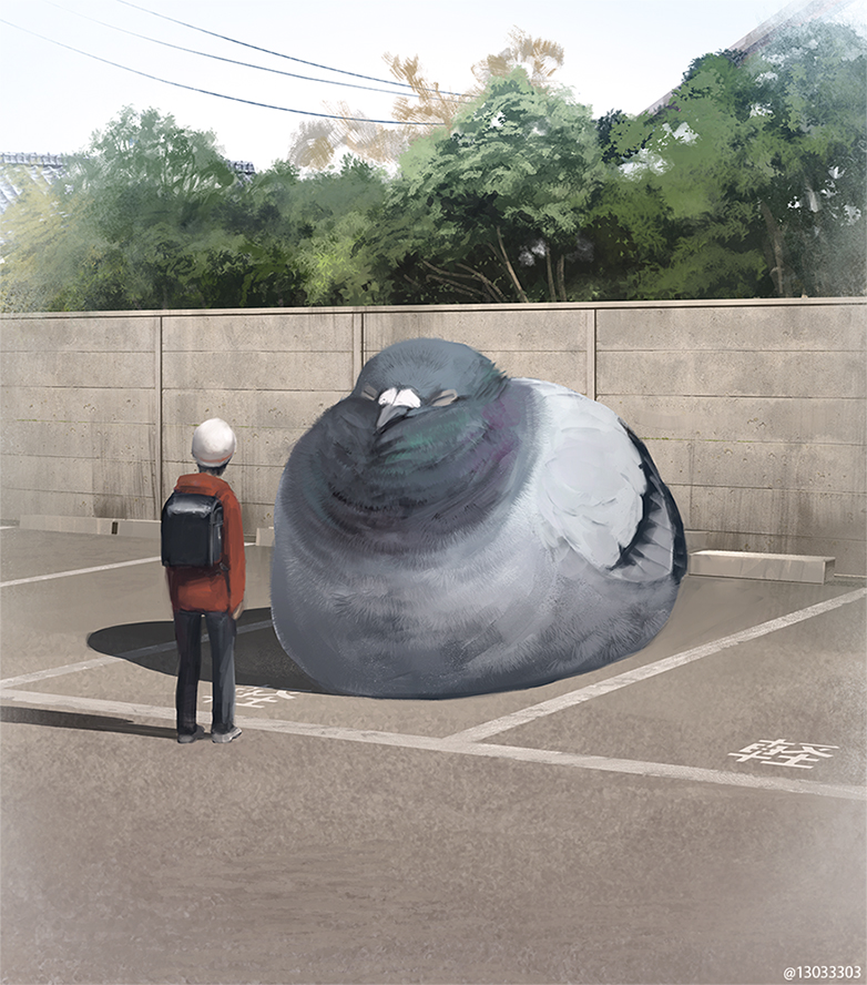 Jumbo sized animal familiars and their cuddle potential by MonoKubo