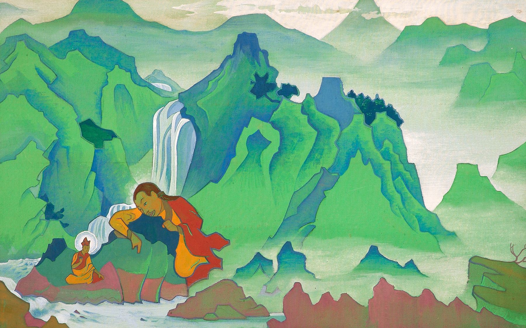 “Padmasambhava”, 1924 by Nicholas Roerich