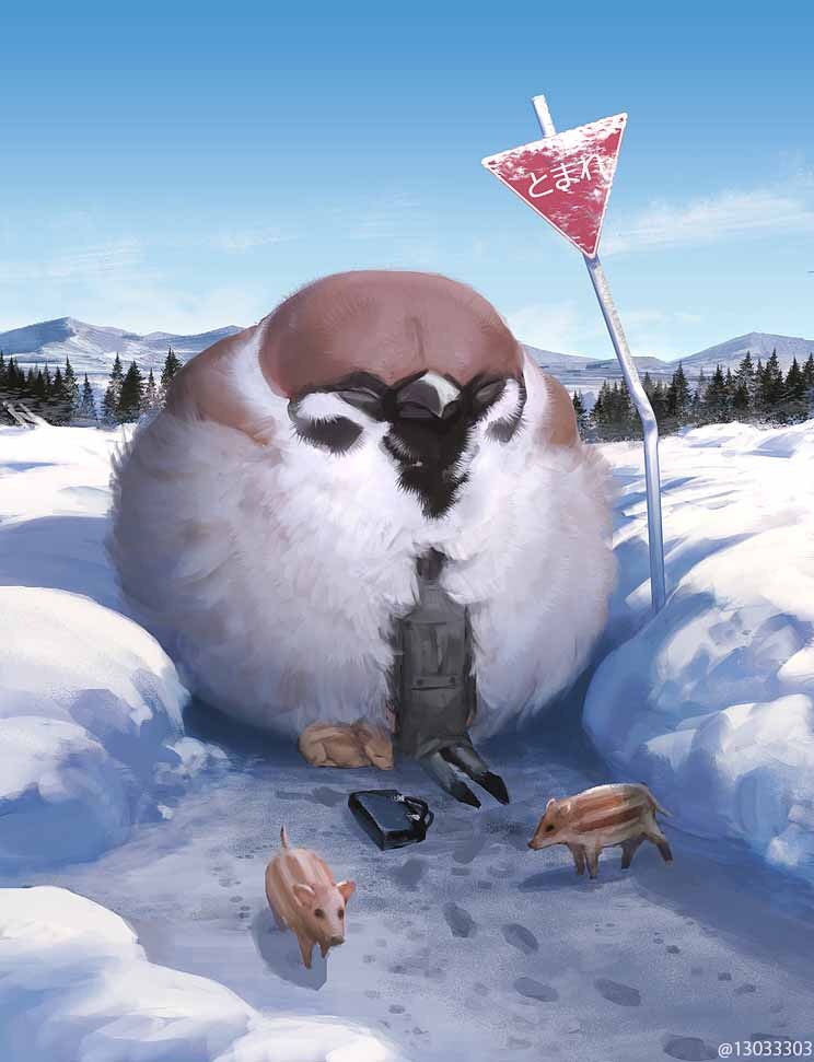 Jumbo sized animal familiars and their cuddle potential by MonoKubo