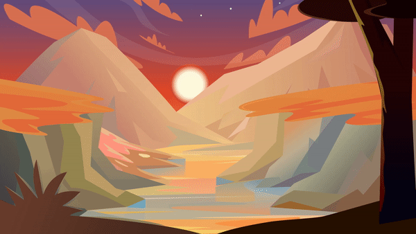 Beautiful and free landscape animations from PixelTrue