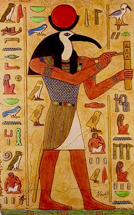 A mysterious and erudite scribe named Thoth