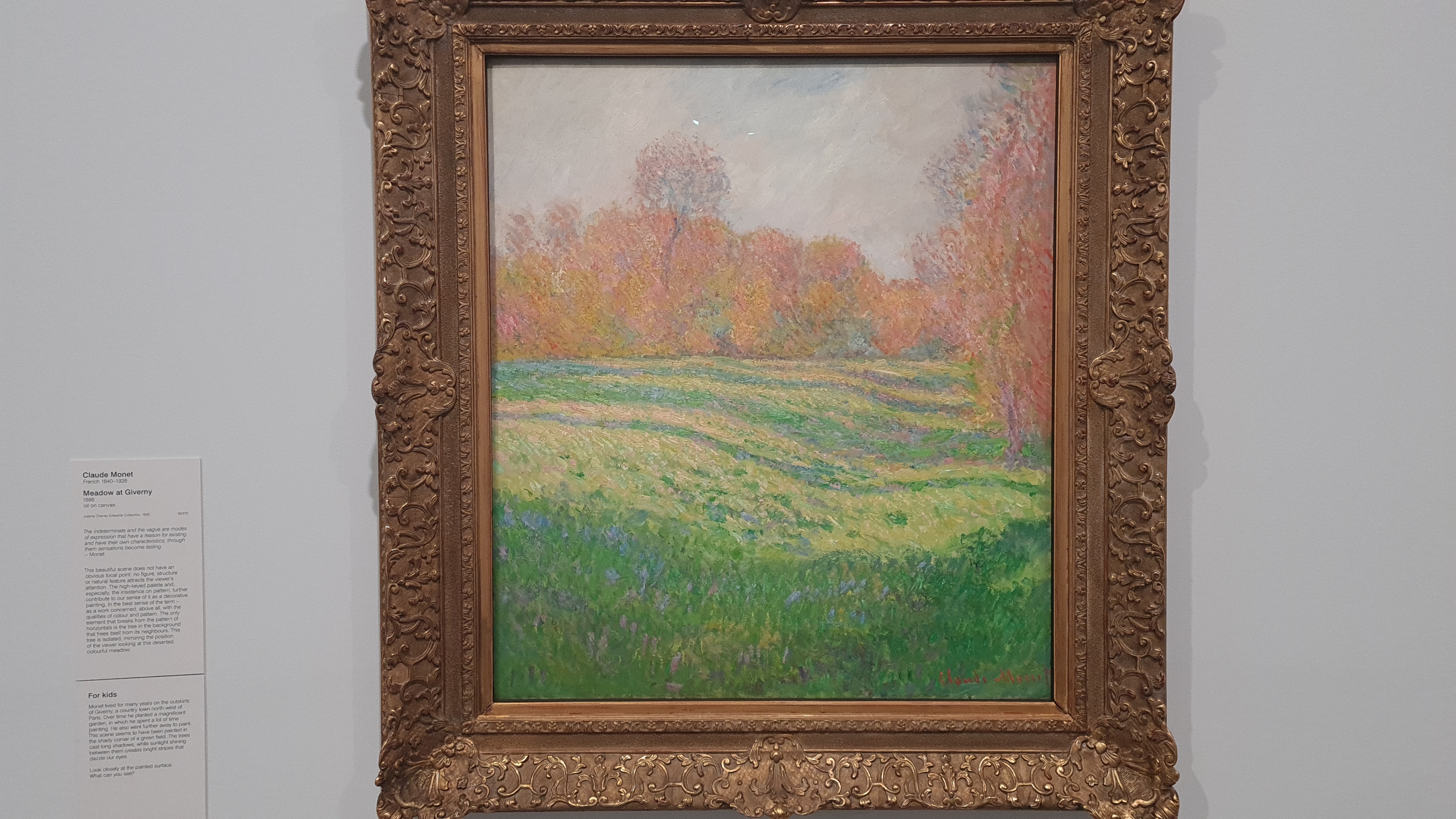 Meadow at Giverney by Monet. Content Catnip