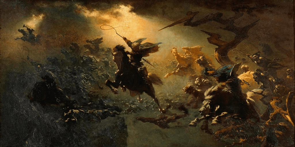 The Armies of the Dead or King Arthur's Dreaded Fantastic Hunt by Bon Repos Gites