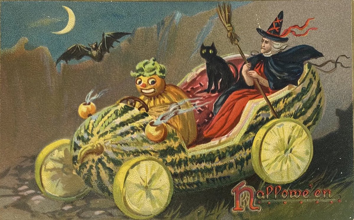 A Halloween postcard ca. 1910