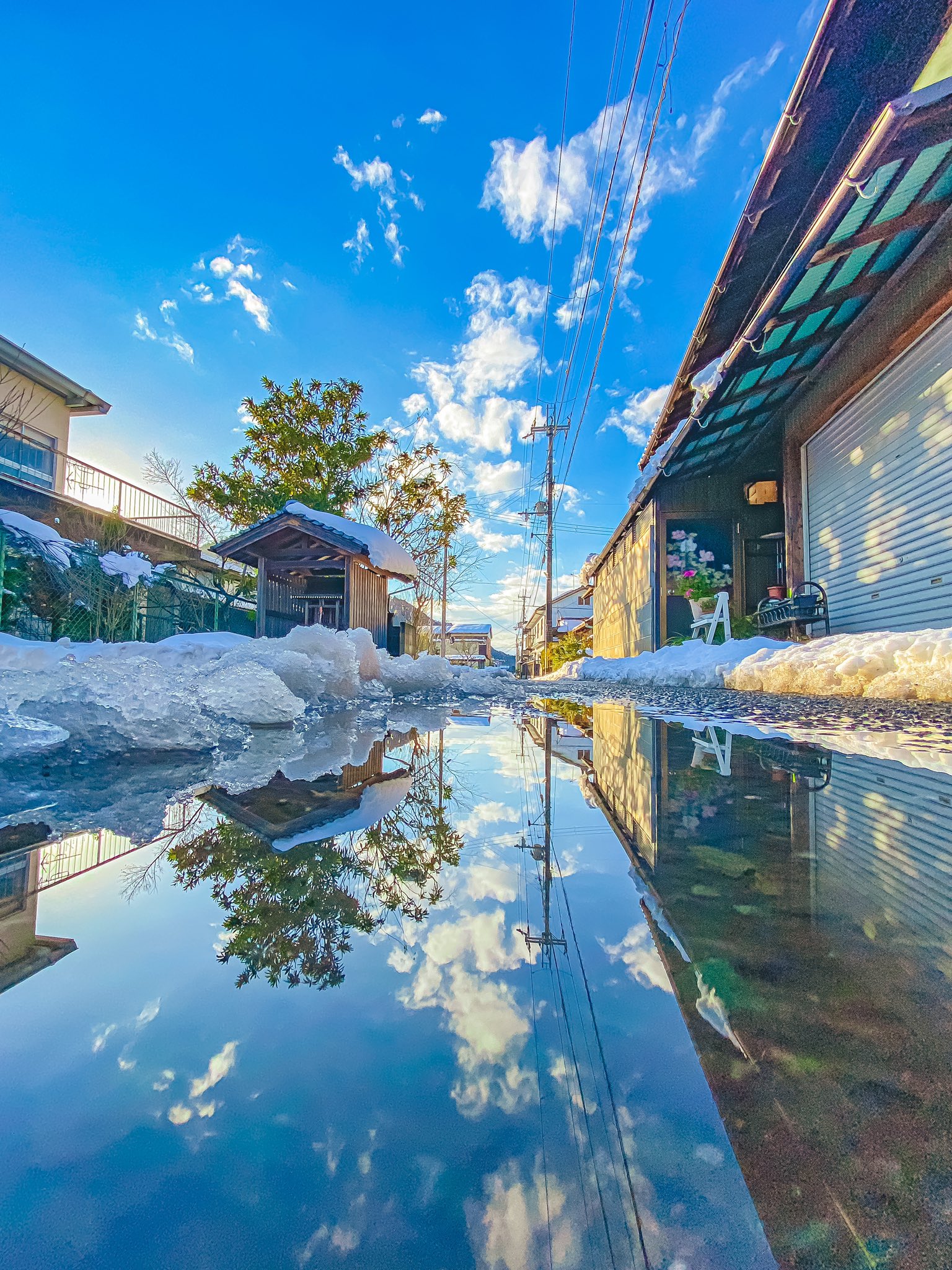 Mirrored sky landscapes by Japanese photographer Shota