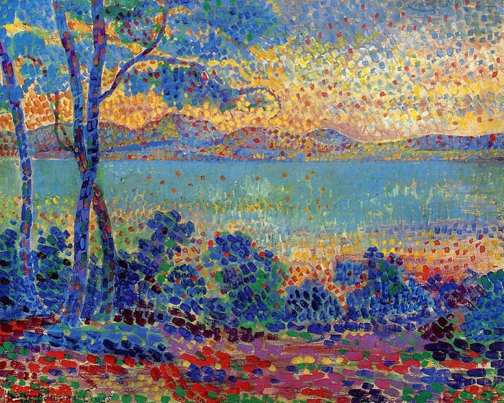 Henri-Edmond Cross "Provence Landscape, 1900"