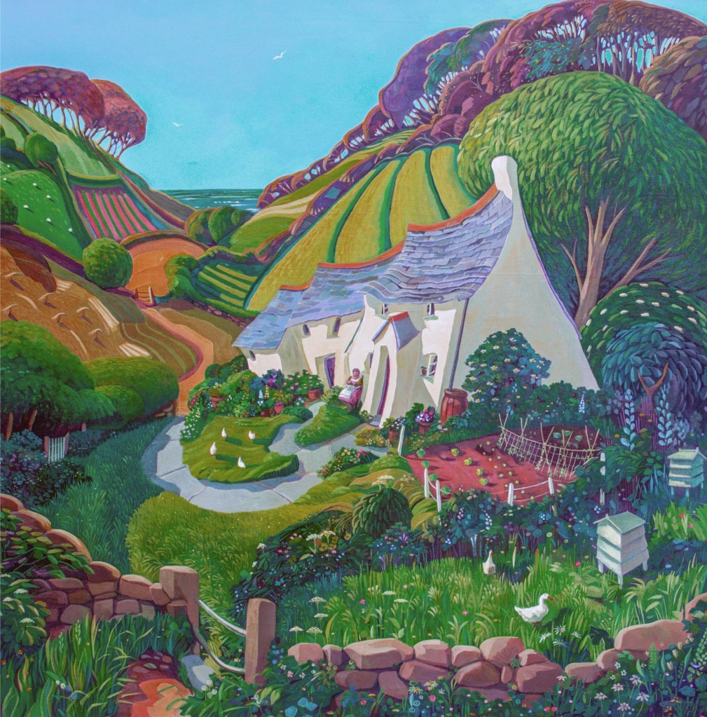 Shelling Peas by Jo March 