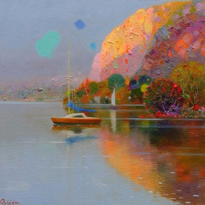 Calm Painting by Pedro Roldán Molina