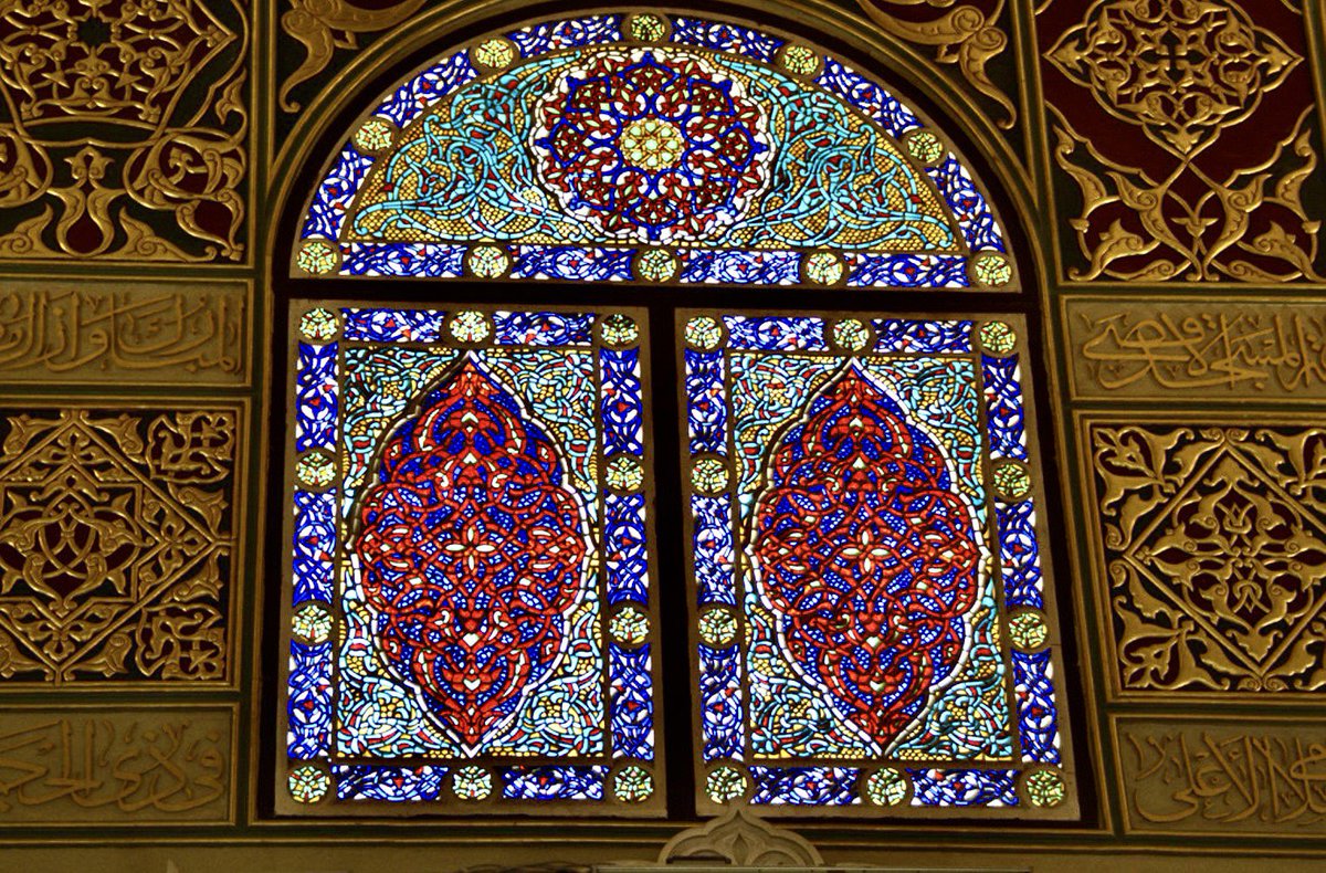 15/ Stained glass windows at Sultan Ahmed Mosque, Turkey