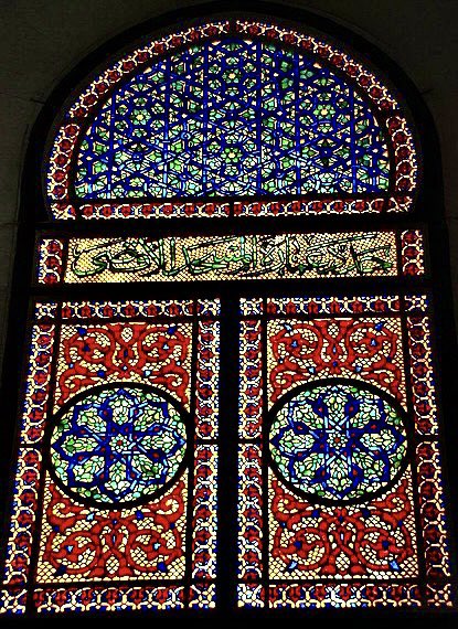 20/ Stained glass windows at the Khan's Palace of Shaki, Azerbaijan