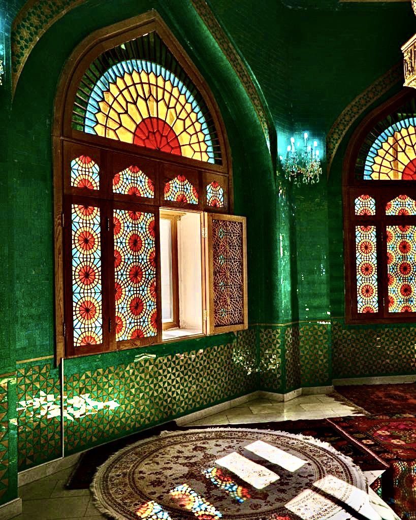 9/ Stained glass window at Selimiye mosque, Edirne, Turkey