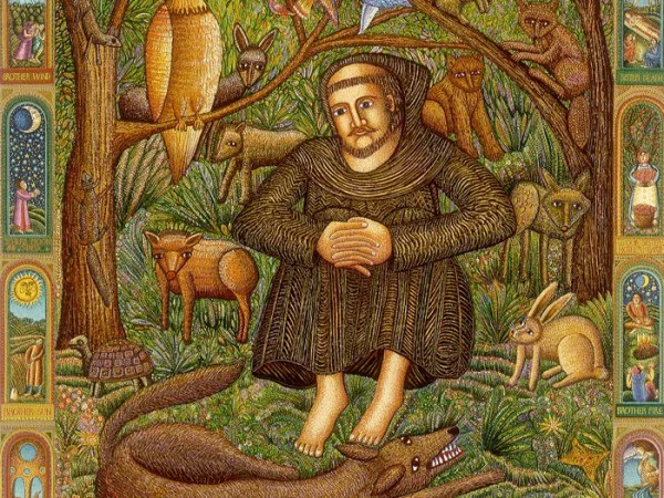 Ancient Fable: St. Francis of Assisi and the injured&nbsp;wolf