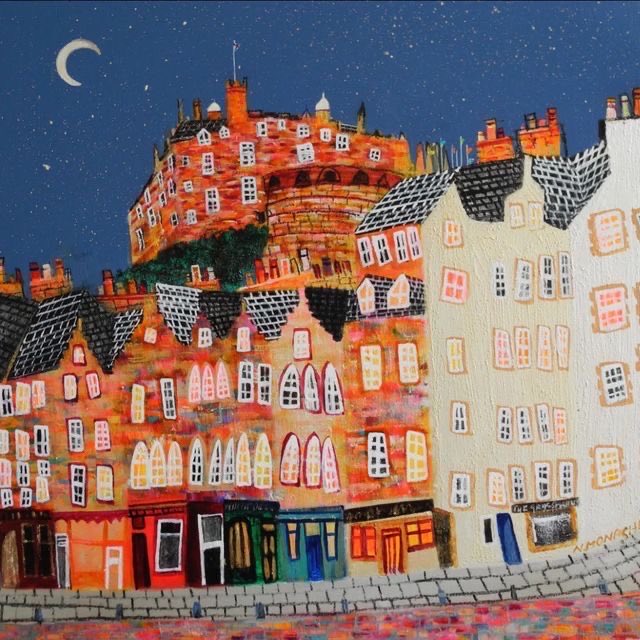 'Starry Sky, The Grass Market. Edinburgh’ by Nikki Monaghan