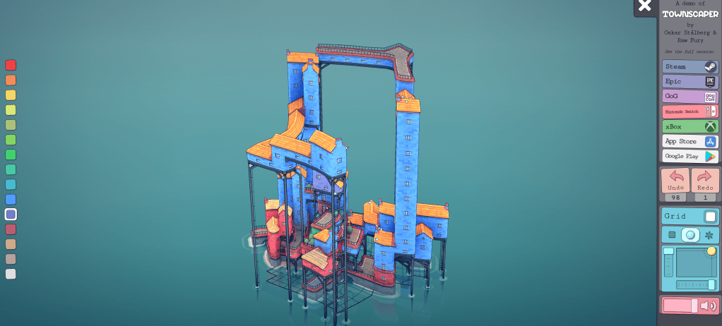 Townscaper - a fun way to de-stress by making a virtual city in your browser 