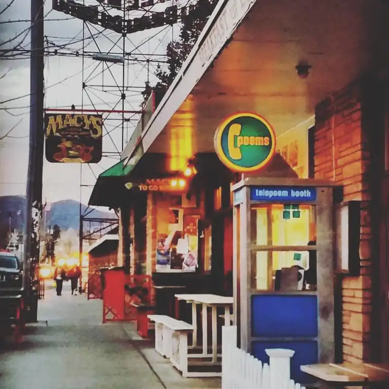 Dial a Poem in the Telepoem Booth