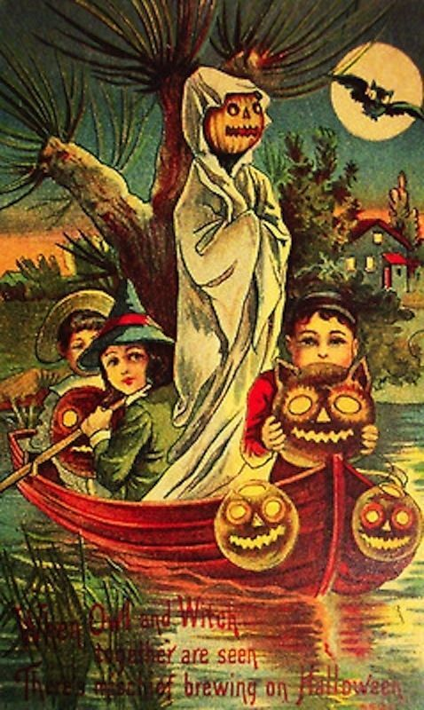 Spooky and delightful vintage Halloween cards