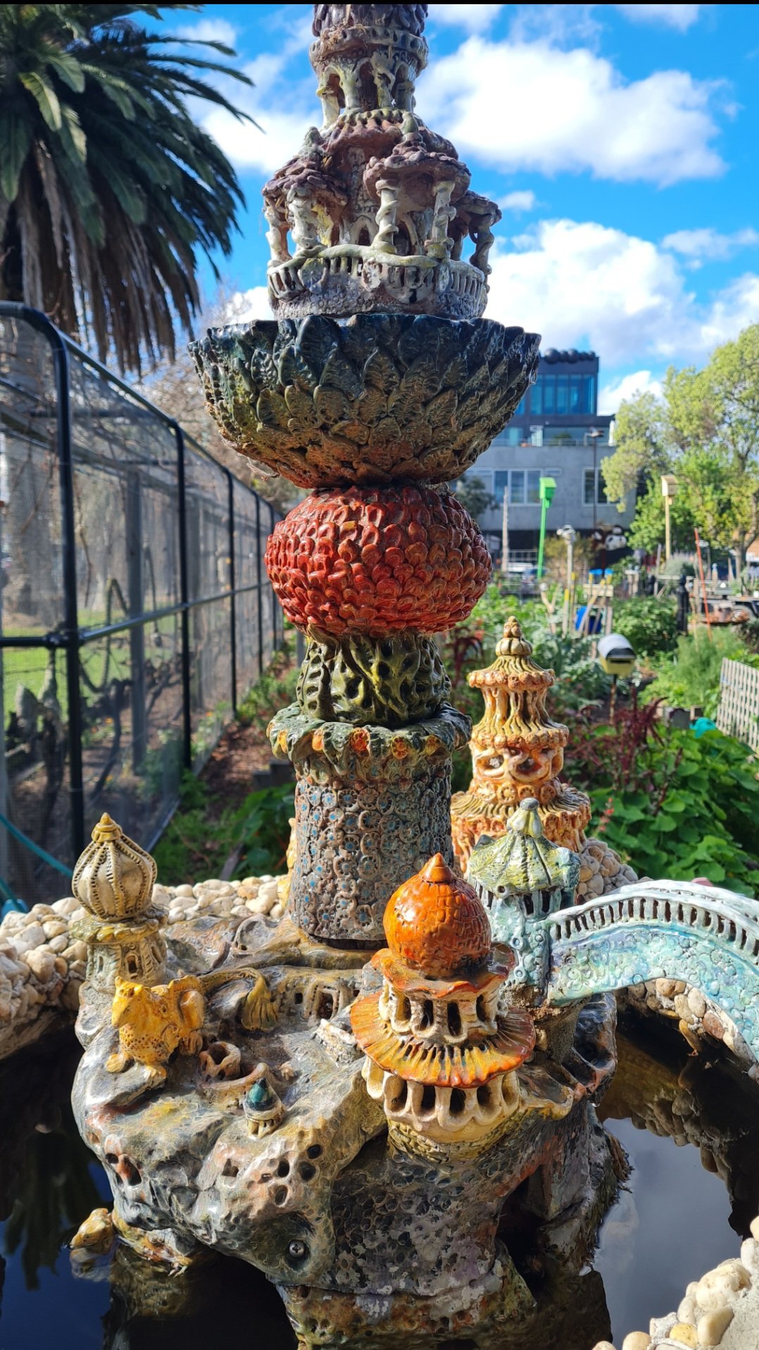 Travel | Mystical Melbourne | Gigantic ceramic fairy castle in St Kilda community gardens
