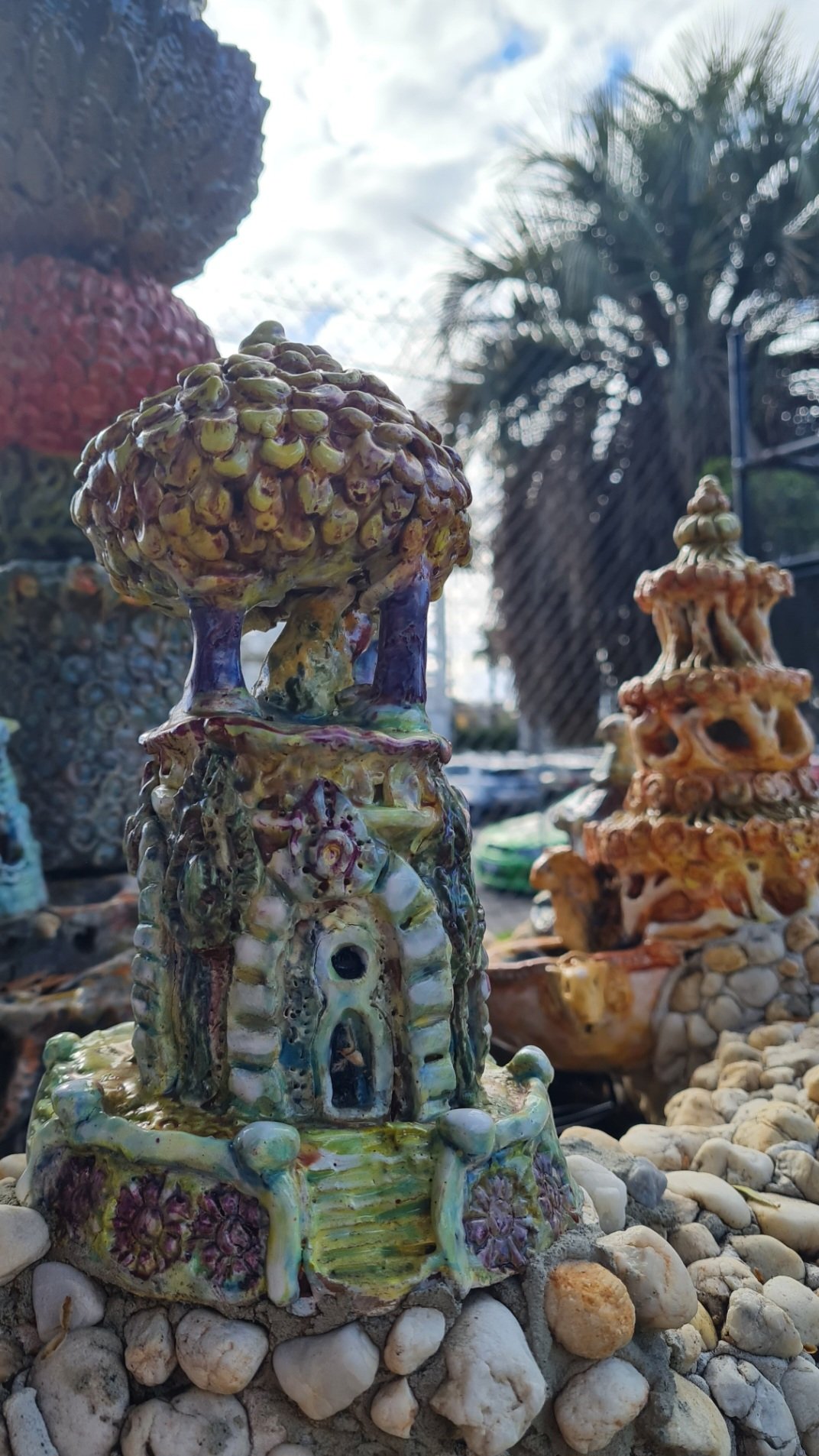 Travel | Mystical Melbourne | Gigantic ceramic fairy castle in St Kilda community gardens