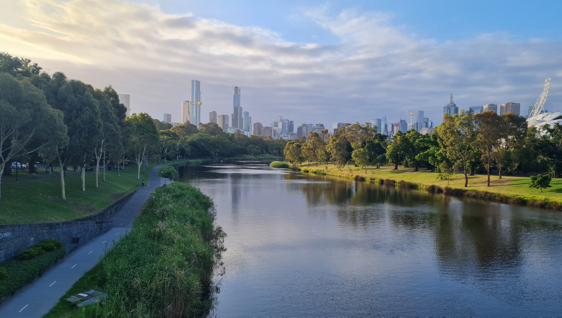 Melbourne by the evening light