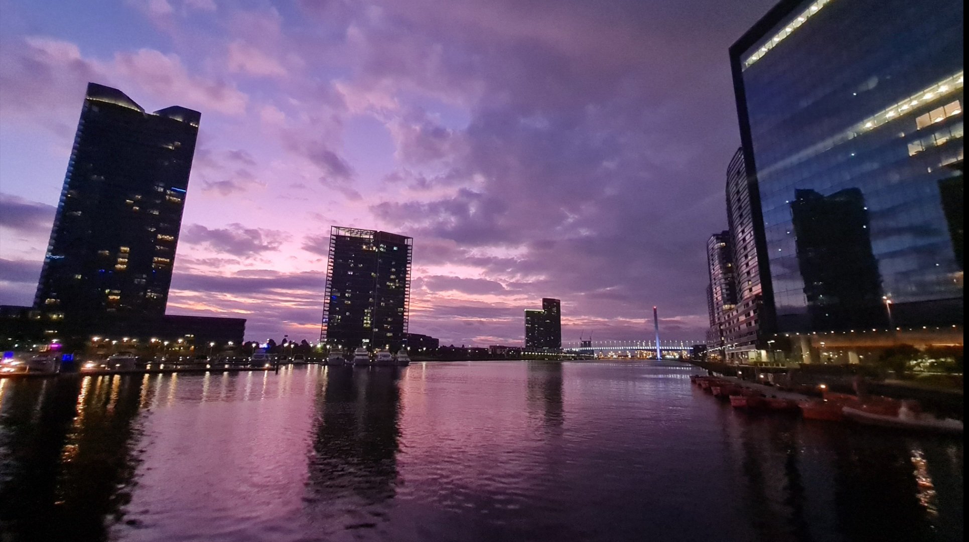 Melbourne by the evening light