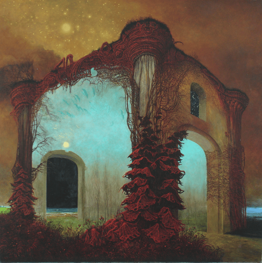 AA78 by Zdzislaw Beksinski (1978) art