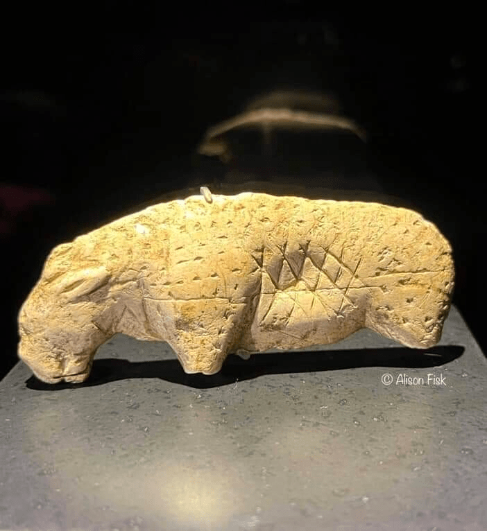 A 4000 year old carving of a Cave Lion from Germany