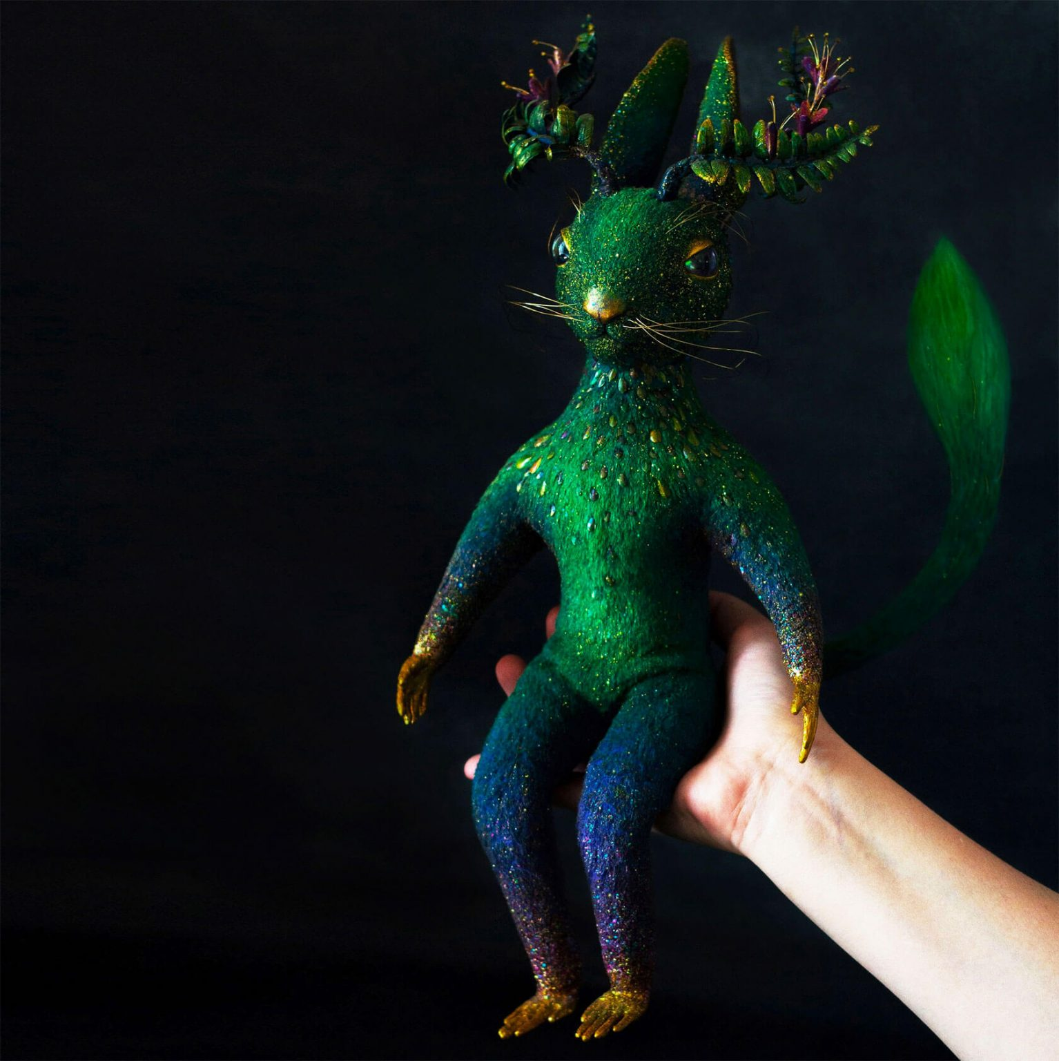 Bewitching forest sprite sculptures made with loved by Georgian artist Polina Nol