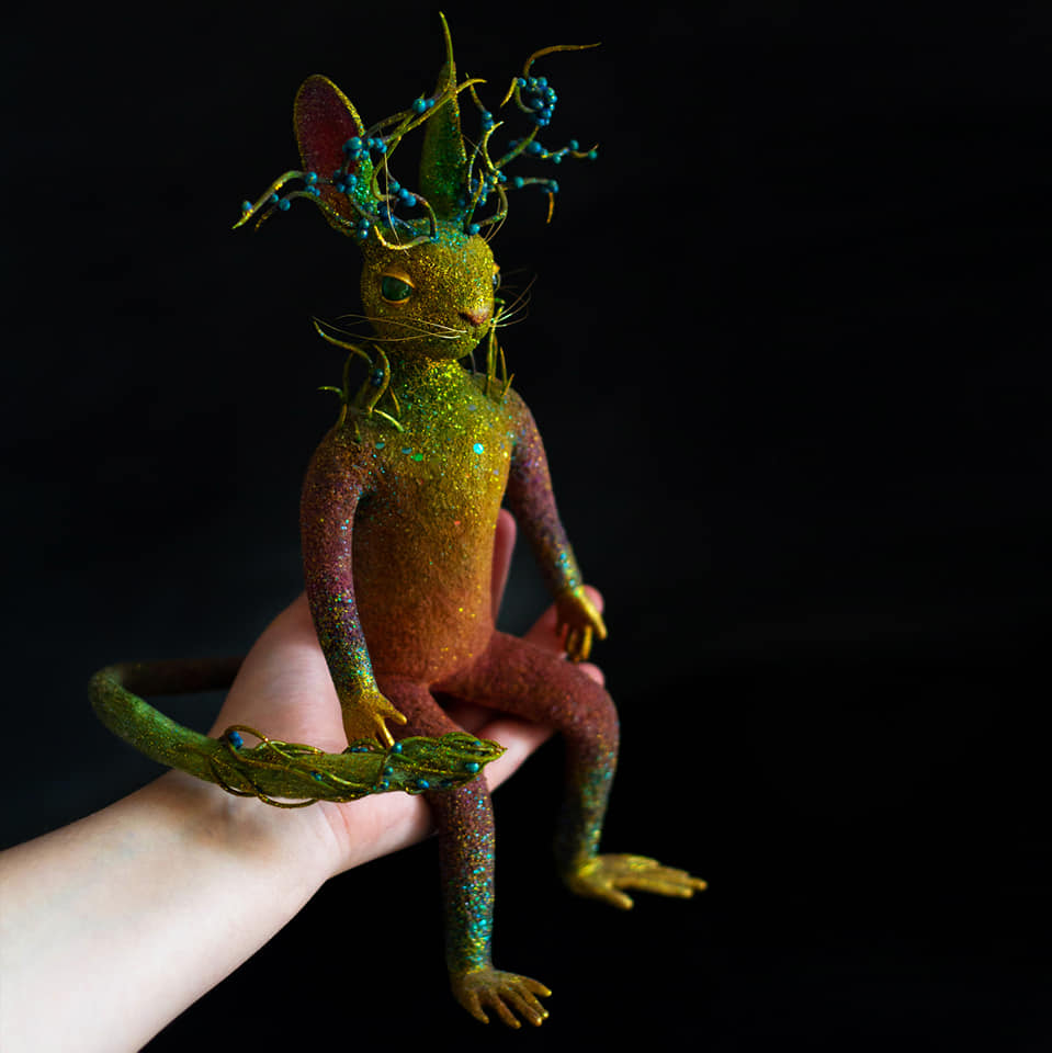 Bewitching forest sprite sculptures made with loved by Georgian artist Polina Nol