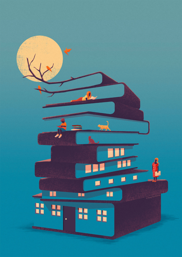 The alluring storytelling of negative space by Tang Yau Hoong art