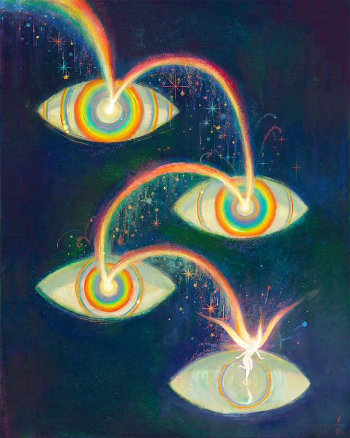 Varsam Kurnia's esoteric art taps into mythological realms of mystery and wonder art