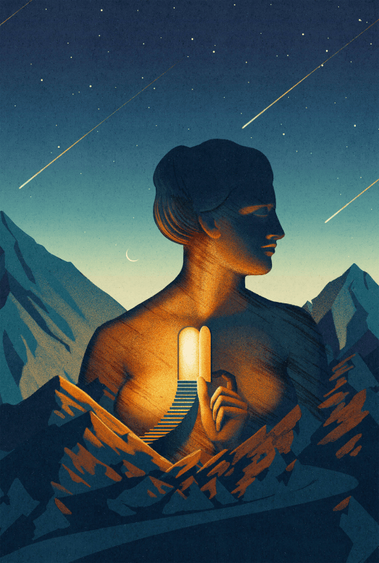 Psychological Healing Through Celestial Art by Myriam Wares art