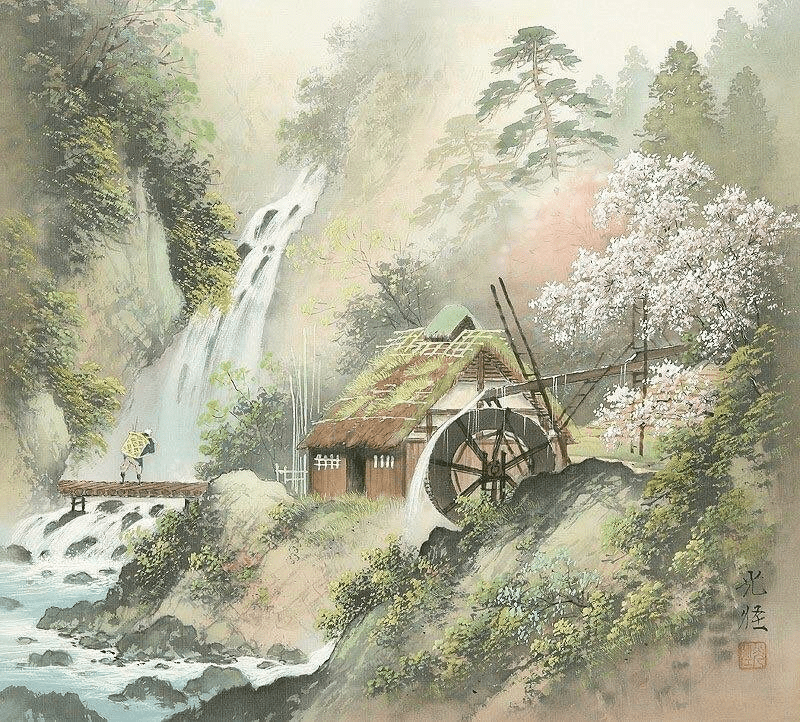 This spring in my hut, there is nothing, there is everything - Japanese haiku poetry