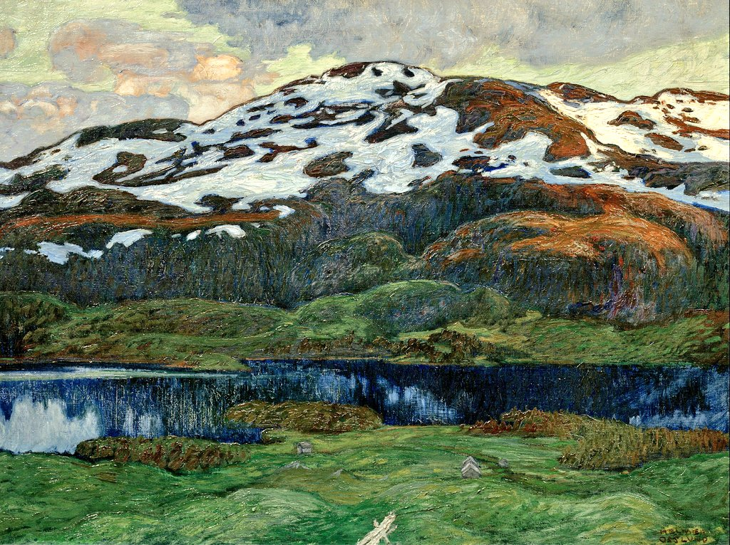 Art: A Summer Evening by Kallsjön Helmer Osslund