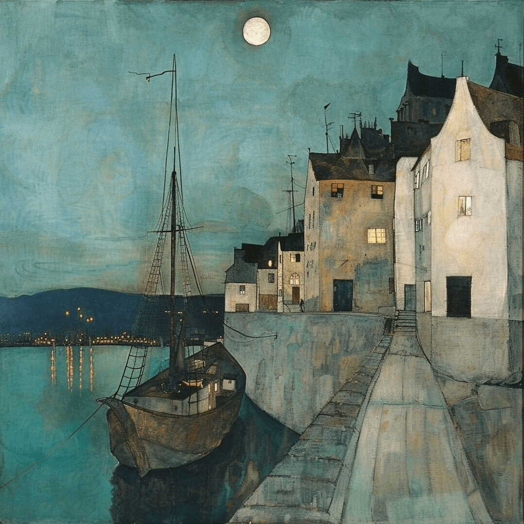 Art: Kaoru Yamada, Blue Moon.